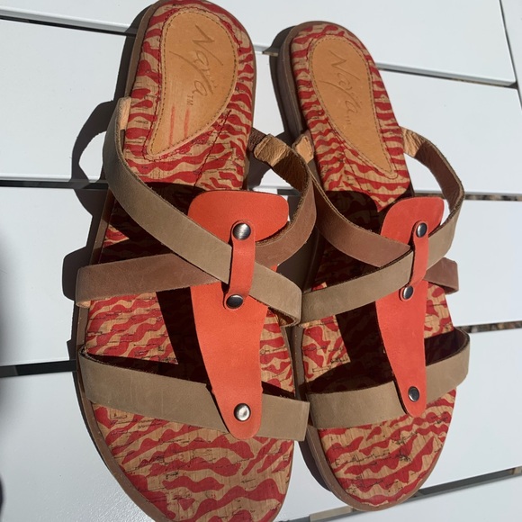 Naya leather summer slides shoes size 9M - Picture 9 of 12